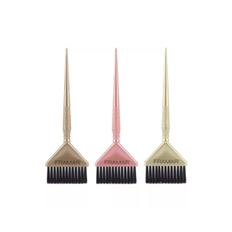 Framar Big Daddy 3 Brush Set Metallic Pink-rose-gold